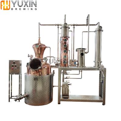 China food & Factory Beverage Still Pot Copper Distillation Gin Distillery Equipment for sale