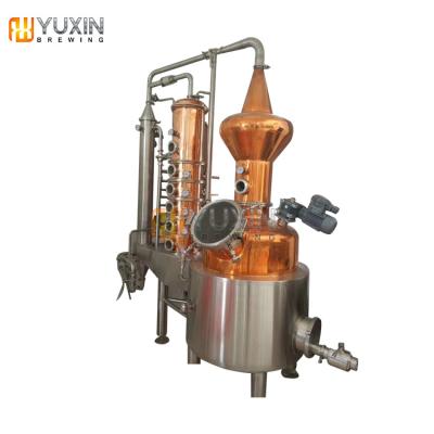 China Factory Copper Distillers Distillery Equipment Whiskey Vodka Gin Rum Brandy for sale