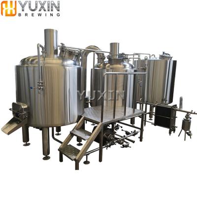 China Brewery Cerveza Brewery 10bbl 3 Vessels Electric Heating Vat for sale