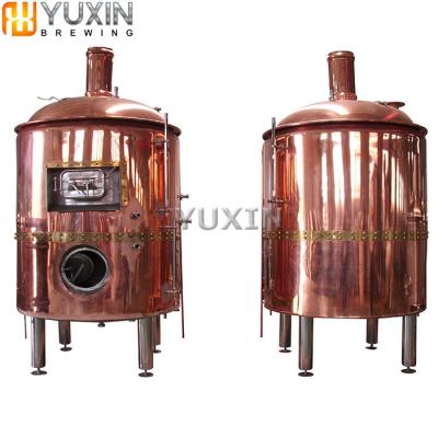 China Industrial Brewpub beer brewery restaurant 300L/500L/1000L red copper beer brew kettle for sale for sale