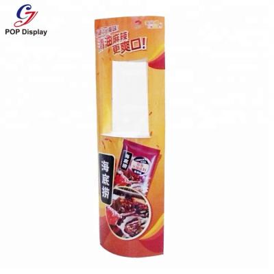 China Free Standing Flat Packed Cardboard Cutouts Display Free Standing Advertising Folding Lama Standee Paper for sale