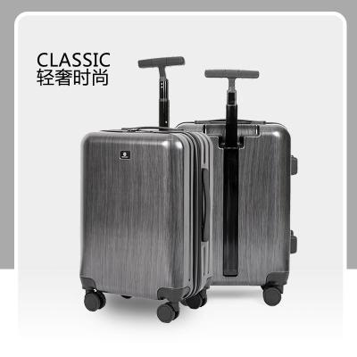 China PC High Quality Service Bags Suitcase Travel Luggage Soft Set Unisex Logo Spinner Lock Packing Interior Wheels Holiday Trolley Iron for sale