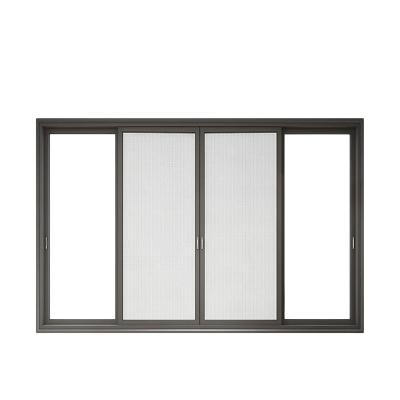 China Magnetic Screen Hot Sale Aluminum Sliding Window For Project , Home Design for sale