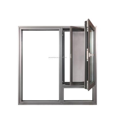 China Fixed Opening 70 Swing Window Interior Modern Casement Window Aluminum Stained Glass for sale