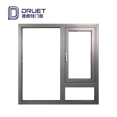 China Aluminum Broken Swing Window Casement Window PHI Thermally Certificated Heat Insulation Door for sale