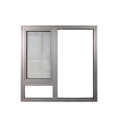 China Swing XINYA 98 Window Swing Window Aluminum Alloy Windows Aluminum Alloy Windows Interior Opening Double Bridge Built-in Broken for sale