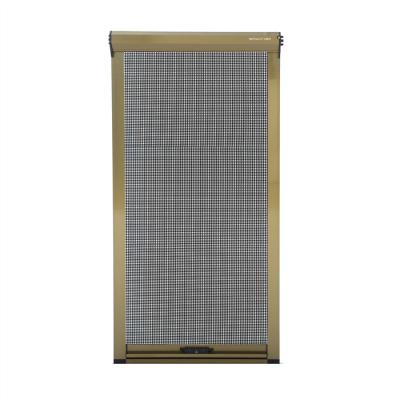 China Detachable Type Mosquito Roll Up Retractable Insect Screen System Fiberglass Mesh Mosquito Net Window Door for sale