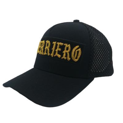 China COMMON Custom High Quality Cotton 3D Embroider Custom Logo Trucker Cap Trucker Hat for sale