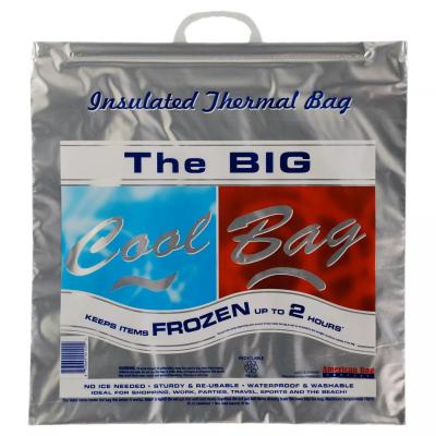 China Wholesale Promotional Custom Footprint Gel Ice Insulated Eco Friendly Reusable Thermal Cooler Insulated Bag for sale