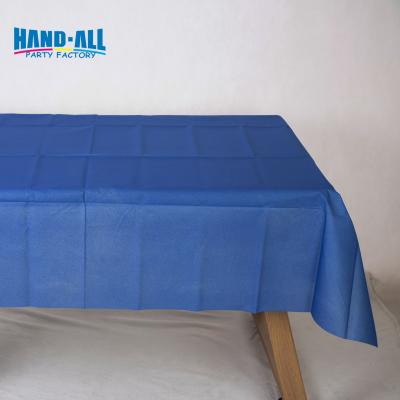 China Party Occasion Party Supplies Customized Simple Color Wood Pulp Table Cover Party Decoration for sale