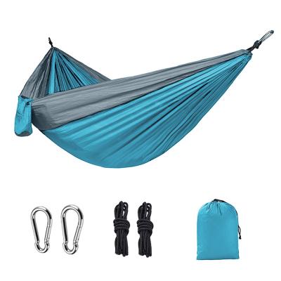 China 210T Hammock 2 Person Comfortable Outdoor 270*140CM Camping Nylon Portable Rise Travel Hammock for sale