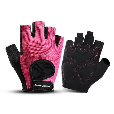 China 2021 Hot Selling Amazon Outdoor Sports Half Finger Bike Mitigating Cycling Gloves Anti Slip Gloves For Fitness for sale