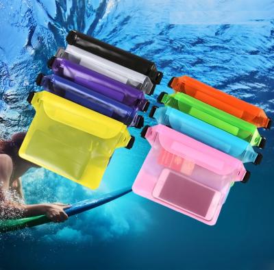 China 2021 Water Proof Waterproof Swimming Bags Pack Outdoor Phone Waist Bag For Phone Cover Storage for sale