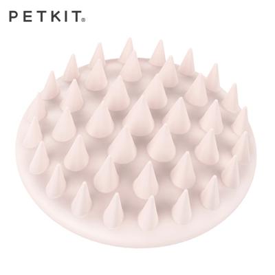 China Stocked PETKIT Cat Grooming Massage Comb Pet Silicone Bath Brush With Ultra-Soft And Skin-friendly Silicone Teeth for sale