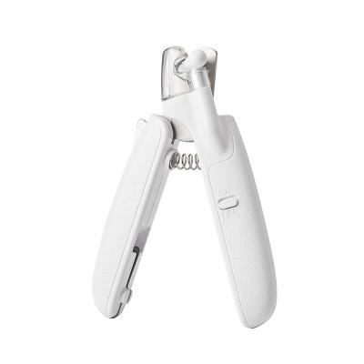 China Stocked PETKIT Stainless Steel Pet Dog Cat Nail Clippers with LED light to Avoid Excessive Trimming of Pet Nails for sale