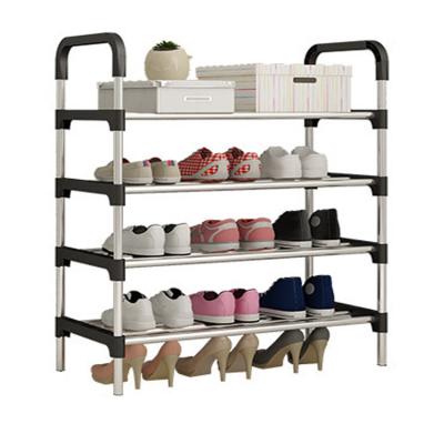 China Portable Shoe Rack (Waist) Iron Shoe Organizer Space Saving Adjustable Adjustable Shoe Storage For Home for sale