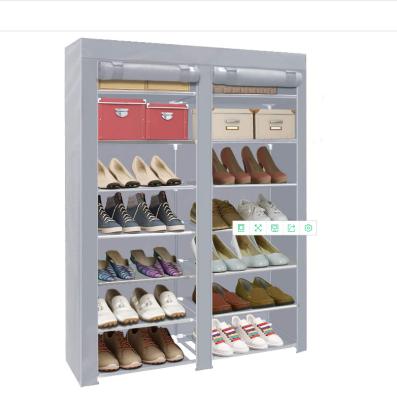 China (Size) strong, durable, waterproof, washable adjustable pipe, cheap and affordable galvanized shoe cabinet, shoe rack for sale