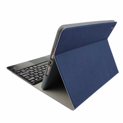 China Wireless Wireless Keyboard For iPad 10.2 2019 Case + 2 Touch Keyboard In 1 Leather Case for sale