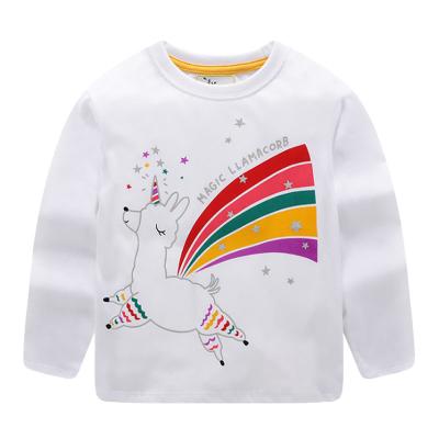 China Fashion Anti Shrink Kids Clothes Winter America Style Cotton O Collar Casual Long Sleeve Babies Love Printed T Shirt for sale