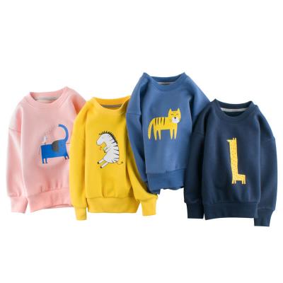 China Anti-wrinkle knit vintage cotton cartoon animal print child fleece unisex boutique sweatshirts pullover anorak sweater costume tops jumper for sale