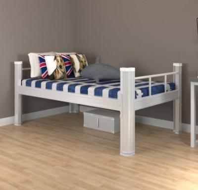 China Full Metal Single Bed Furniture Single Metal Bed Frame Adjustable White Litera (Size) for sale