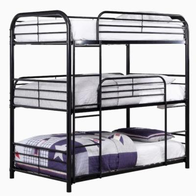 China (Size)Adjustable Triple Bunk Bed For Adults 3 3 Person Triple Bunk Beds Metal Para Level Litera for sale