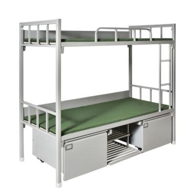 China (Height) Adjustable Bunk Bed 2 Layers Knock Down Steel Bunk Beds Double Bed Iron Decar Bunk Military Lit Bunk En Maintenance for sale