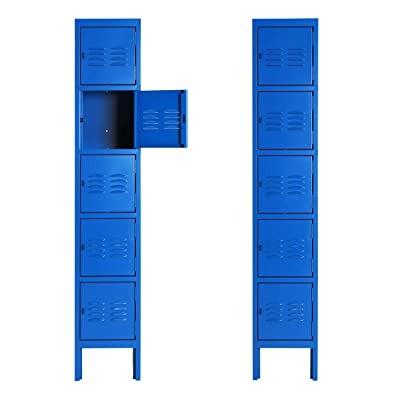 China Home 5 tier steel locker 5 compartment steel locker armadietto diferencial 5 layers storage locker for sale