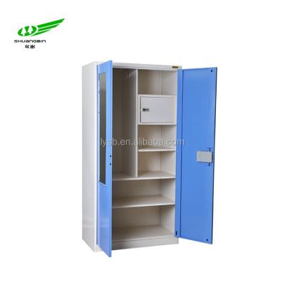 China Adjustable Indian Wardrobe Designs (Size) Steel Wardrobe Locker With Inner Box /steel almirah safe wardrobe for sale