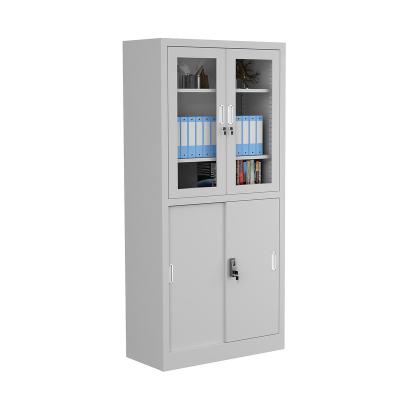 China High quality oficina de archivadores of filing cabinet 2 door filing cabinet price kd(height) metal adjustable glass cabinet door for sale