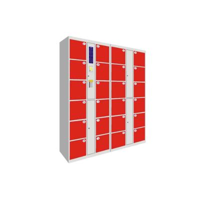 China Office 24 Doors Smart Locker For Bag Storage / Luggage Locker / Wardrobe Safe Locker for sale