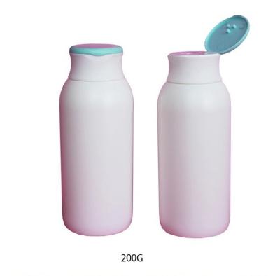 China Plastic Clamshell Design Packages Powder Bottle 200G for sale