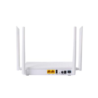 China FTTH FTTB FTTX network gpon wifi router xpon dual band gepon customized 2GE/4GE 5dBi 4 ports ONU antennas same function as HS8145V GEPON XPON ONU for sale