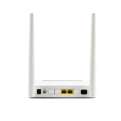 China FTTH FTTB FTTX XPON ONU Network 1GE+1FE+2.4G WIFI+CATV XPON ONU 2 Ports 5dBi 2 Antenna With CATV Compatible With HUAWEI ZTE for sale