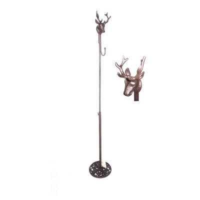 China Metal Hanger Hard Entry Clothes Free Hat Hook Rack Cheap Coat Rack for sale