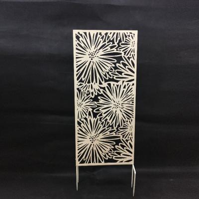 China Multifunctional Art Panel Room Dividers Decoration Metal Divider Screen for Indoor Living Room for sale