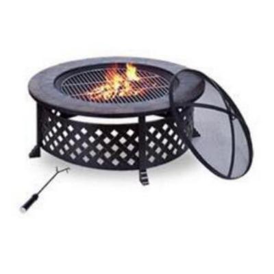 China Wilderness Park Fire Mine Pit Fire Portable Camping Pit Wooden Burn Bbq Grill Stove for sale