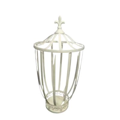 China Retro Home Decor Craft Cheap Decoration White Metal Hanging Modern Lantern for sale