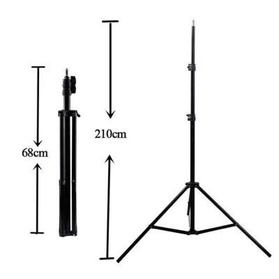 China 210CM Video Camera Compact Lightweight Travel Portable Aluminum Camera Tripod for Canon Nikon Sony DSLR Camera with Carry Bag for sale