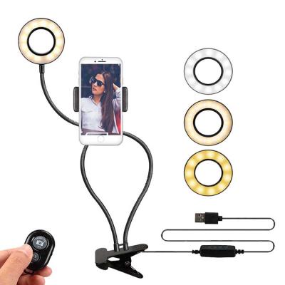 China Cell Phone Holder with Light Ring Light Selfie Selfie, LEDGLE Promoted Ring Light 360 Rotating with Cell Phone Holder Stand and Flexible Arms 3 