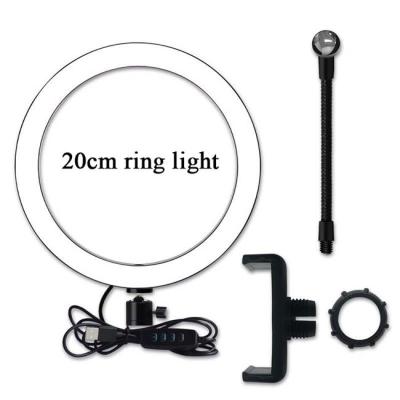 China China Factory Price PORTABLE USB Power Supply Dimmable 10W LED Ring Light For Youtube Video for sale