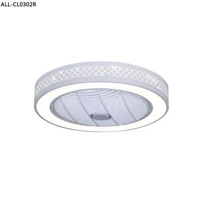 China Factory Customized Cheap High Quality Invisible Led Light Ceiling Fan For Living Room for sale