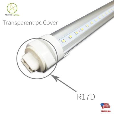 China High Lumens Energy Saving Advance Lighting Most Popular North American High Brightness G13 R17D FA8 2400mm 45W T8 LED Tube Light for sale