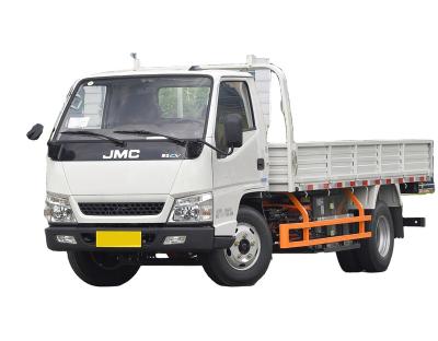 China Leather Made in China JMC 2-Door 2-Seat Pure Electric Mini-Truck Pickup Truck with 180km Cruising Range for sale