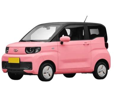 China Chery New Energy Pure Leather Pink Micro Electric Vehicle 3-Door 4-Seat Mini EV Electric Car With Max Speed100km/h for sale