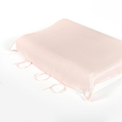 China Hotel 2021 Pink 19mm Organic 22mm Queen King Size OEM Embroidered 100% Pure Silk Pillow Case Cover With Zipper for sale