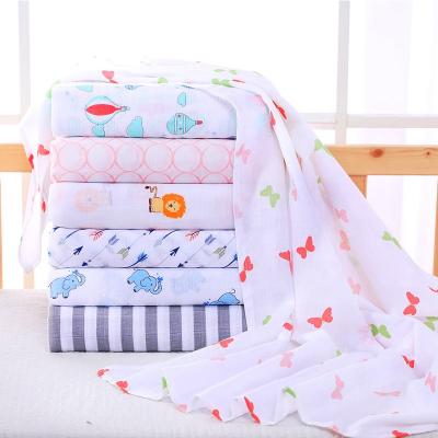 China PORTABLE First Grade Baby Bath Towel 100% White Plain White Muslin Blanket Korean Diapers For Dubai for sale