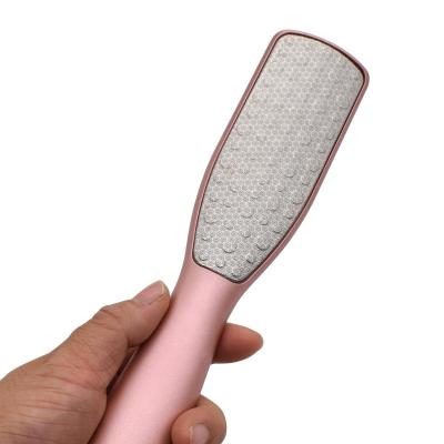 China Eco - Friendly Double - Sided Stain Stainless Steel Foot File For Professional Exfoliation for sale