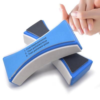 China Easy Time Can Be Used Factory Direct Two-in-one Polished Korea Nail File Four-sided Nail Buffer for sale