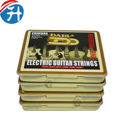 China Waterproof Custom Hinged Cigarette Metal Square Box Cigarette Holder Tin for sale